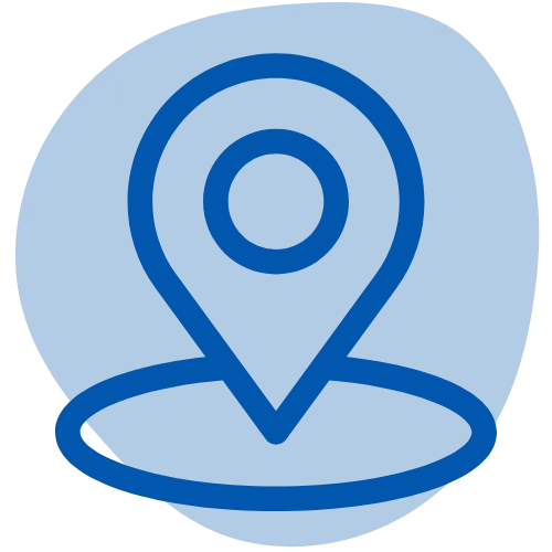 service area, location